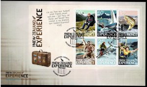 New Zealand 2011 The NZ Experience Minisheet FDC