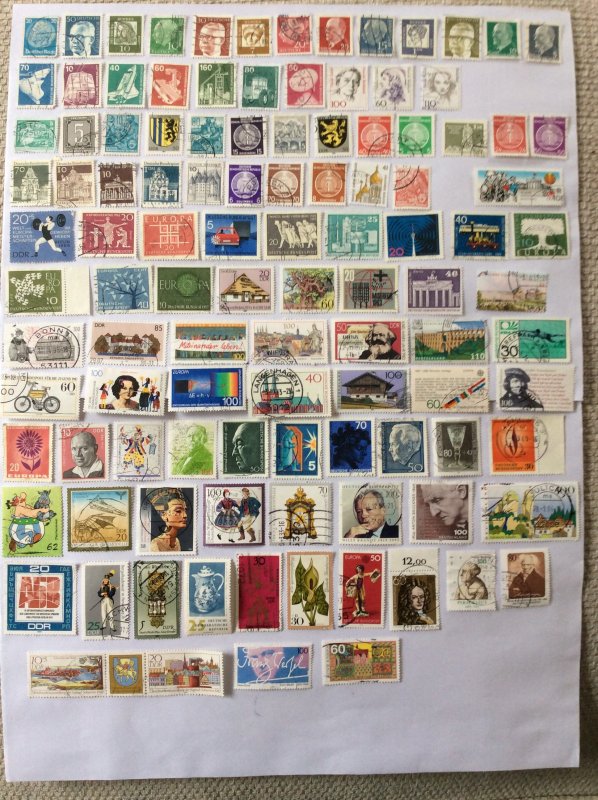 German 100+ stamps - Lot 9