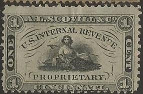U.S. Scott #RS220a Revenue Stamp - Used Single