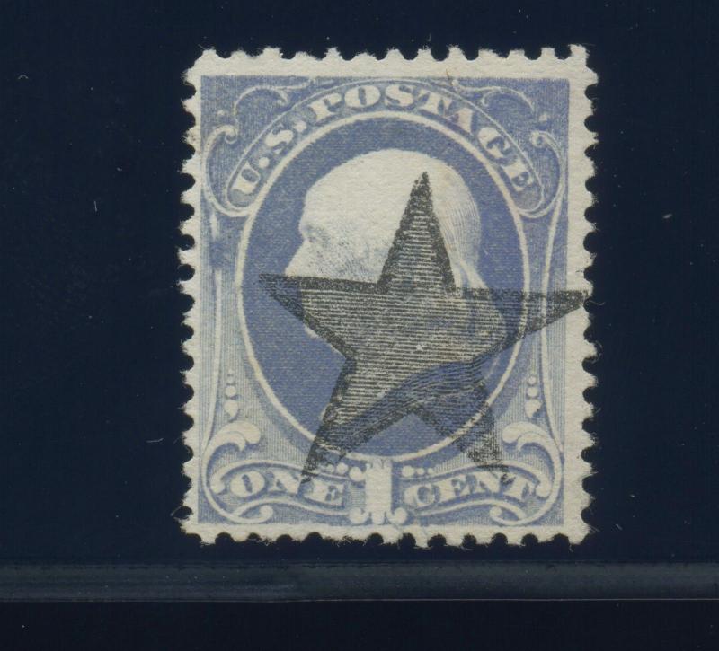 Scott #206 Franklin Used Stamp with Glen Allen Star Precancel (#206-GA1)