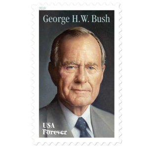 2019 55c George H.W. Bush, 41st President, Republican Scott 5393 Mint F/VF NH