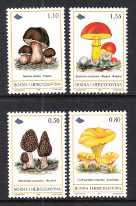 Bosnia and Herzegovina 309-312 Mushrooms MNH VF