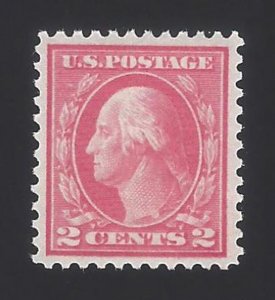 US #461 1915 Pale Carmine Red Wmk 190 Perf 11 Mint OG LH VF SCV $125