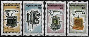 South Africa - Bophuthatswana #125-8 MNH Set - Old Telephones