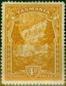 Tasmania 1900 4d Deep Orange-Buff SG234 Fine Mounted Mint (2)