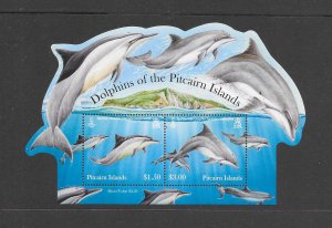 DOLPHINS - PITCAIRN #736a  MNH