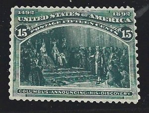 U.S Scott 238 og/nh