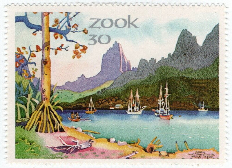 (I.B) South Africa Cinderella : Fook Island 30c