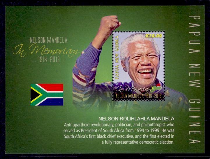 Papua New Guinea Sc# 1740 MNH Nelson Mandela (S/S)