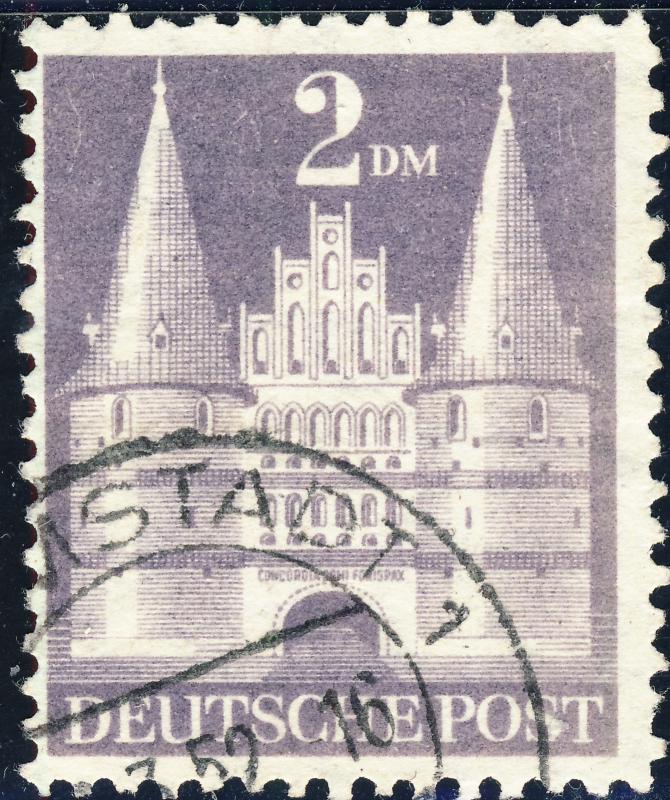 ALLEMAGNE / GERMANY Bizone 1948 Mi.98.YIIB(98.IIwg) 2DM T.2 p.11 - VF Used (e)