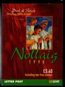 Ireland Scott 1160a self adhesive Christmas booklet 1998