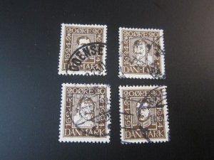 Denmark 1924 Sc 172-75 FU