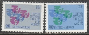 United Nations   318-19    (N**)    1980   Complet