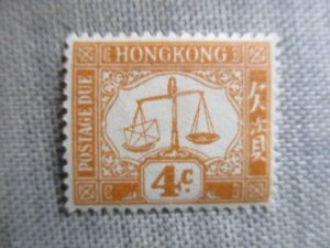 Hong Kong, Scott# J7, MH