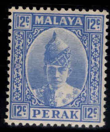 MALAYA Perak Scott 91 MH* sultan Iskandar stamp