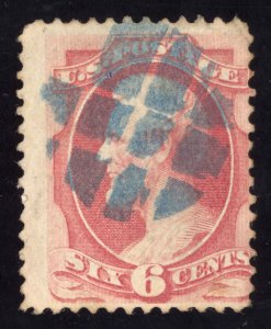 US Scott 137 Used 6c carmine Abraham Lincoln Lot J001 bhmstamps