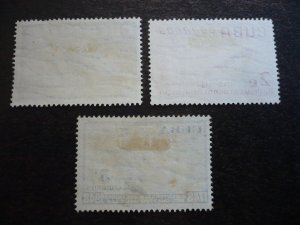 Stamps  - Cuba - Scott# 481-483 - Used Set of 3 Stamps