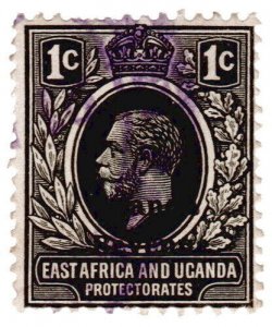 (I.B) KUT Revenue : Uganda Duty 1c (1918)