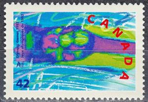 #1402 MNH Canada - 1992 Olympics Bobsleigh, Albertville