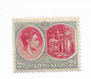 St. Kitts & Nevis #82a MH Brownish Gum - Stamp - CAT VALUE $16.00