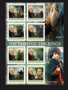 Stamps. Cinema. The Lord of the Rings 2023 year 1 sheets imperforated MNH**