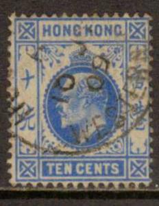 Hong Kong    #95  used  (1904)  c.v. $0.50
