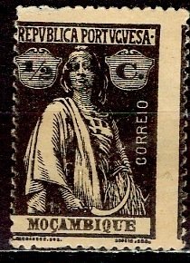 Mozambique; 1919: Sc. # 167: MHH Single Stamp