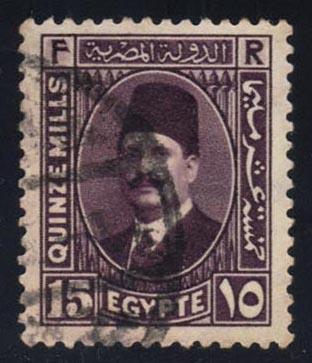 Egypt #140 King Fuad, used (0.25)