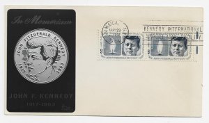 US 1246 (Me-133) 5c Kennedy (35th President) on FDC Sarzin Cachet ECV $18.00