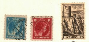 Luxembourg #231, 233, 246  used