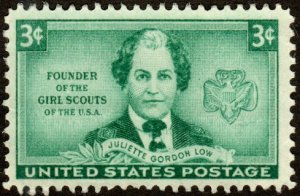 United States 974 - Used - 3c Juliette Low / Girl Scouts Founder (1948) (2)