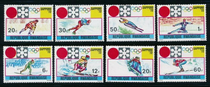 Rwanda - Sapporo Olympic Games MNH Set (1972)