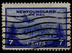 Newfoundland #C19 Air Post Issue View of St. John's Used