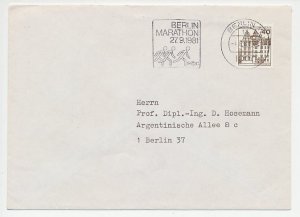 Cover / Postmark Germany 1981 Marathon - Berlin