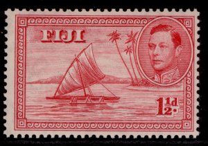 FIJI GVI SG292, 2s 6d bluish green & brown, M MINT. Cat £19. DIE I