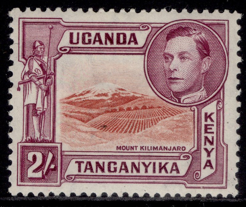 KENYA UGANDA TANGANYIKA GVI SG146b, 2s PERF 13¾ X 13¼, M MINT. Cat £50.