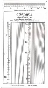 etiangui Transparent Perforation Gauge ( Odontometer )