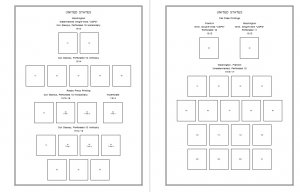 PRINTED UNITED STATES AMERICA [CLASS.] 1847-1940 STAMP ALBUM PAGES (112 pages)