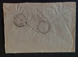 1956 Warsaw Poland to Adelaide Australia Soldier's Free Mail Registered Cover