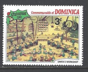 Dominica Sc # 709 mint never hinged (DT)