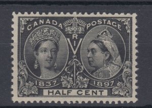 #50 HALF CENT Jubilee VF MNH Cat $450  Canada mint