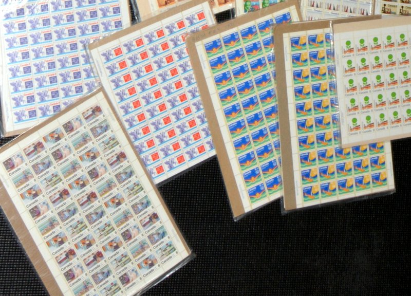 Canada 31 Full Sheets All MNH