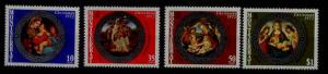 Montserrat 282-85 MNH Painting/Christmas-72 SCV2.80