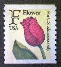 United States, Scott #2518, used(o) coil, 1991,  F Tulip, (29¢)