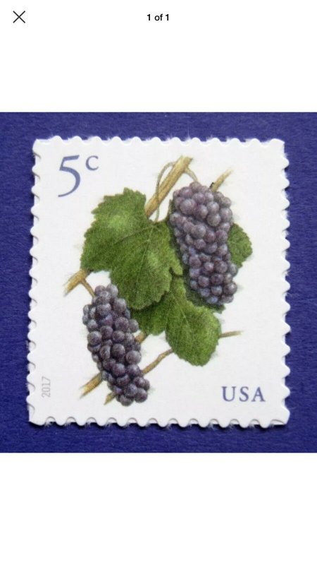 Sc # 5177 ~ 5 cent Grapes Issue (et) 