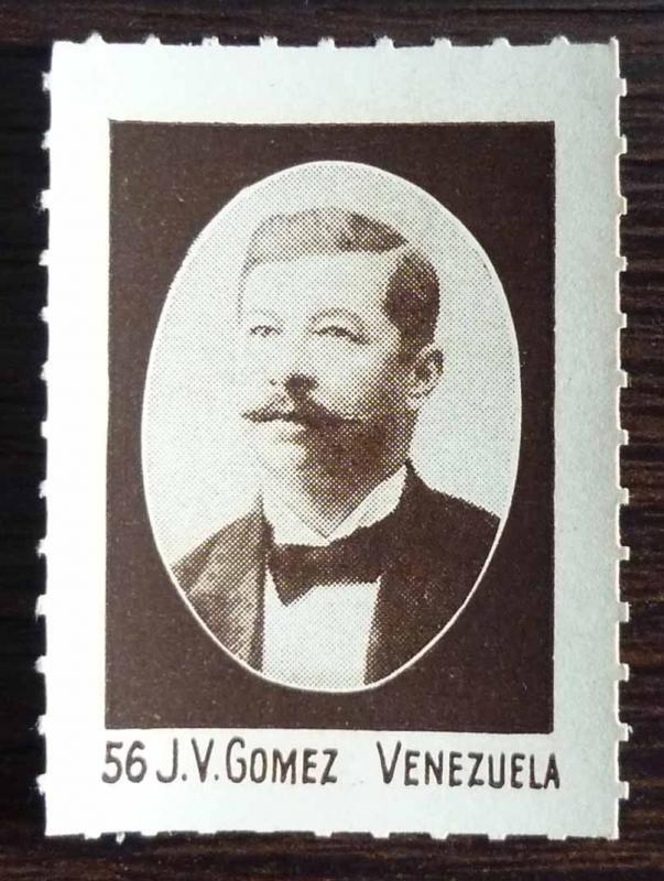 POSTER STAMP - ROYALTY! king royal venezuela J49