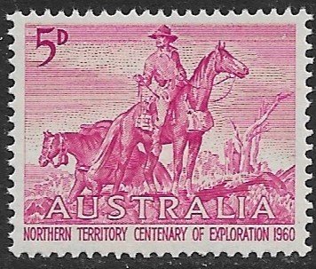 AUSTRALIA 1960 NORTHERN TERRITORY Issue Sc 336 MNH