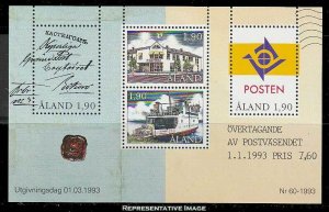 Aland Islands Scott 72 Mint never hinged.