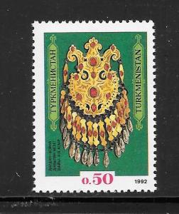 Turkmenistan #1 MNH Single