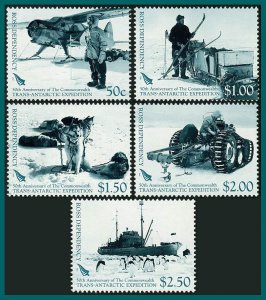 Ross Dependency 2007 Trans-Antarctic Expedition, MNH L99-L103,SG104-SG108
